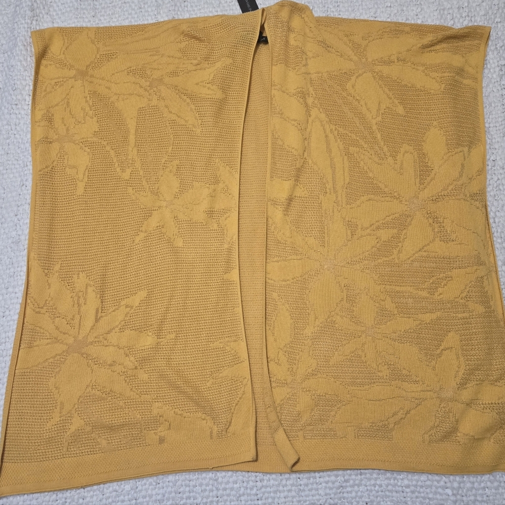 LANE BRYANT Mustard Yellow Open-Front Kimono Duster Size 14/20 - Picture 10 of 14